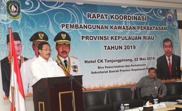 Gubernur Kepri Buka Rakor Pembangunan Kawasan Perbatasan