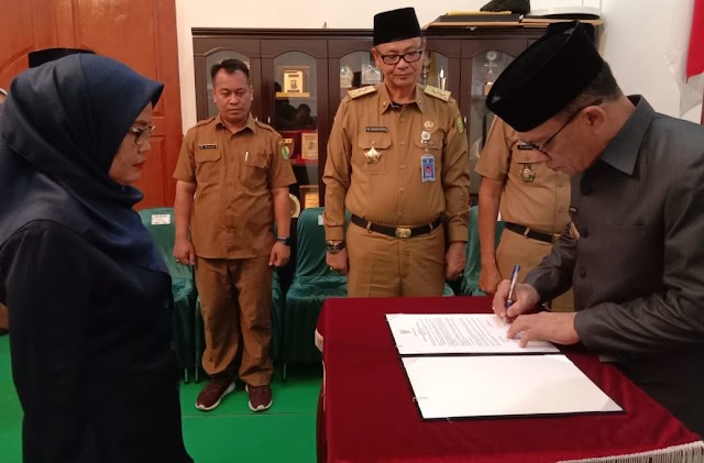 Zuliar Resmi Jabat Kepala Bidang Ketenagakerjaan Kabupaten Lingga