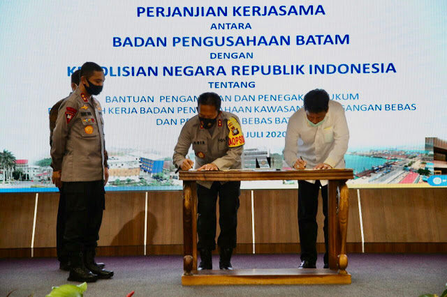 BP Batam Bersama Polri Jalin Kerja Sama Pengamanan dan Penegakan Hukum