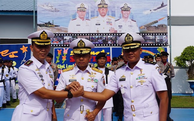 Letkol Laut Mandri Kartono Resmi Jabat Danlanal Tanjung Balai Karimun