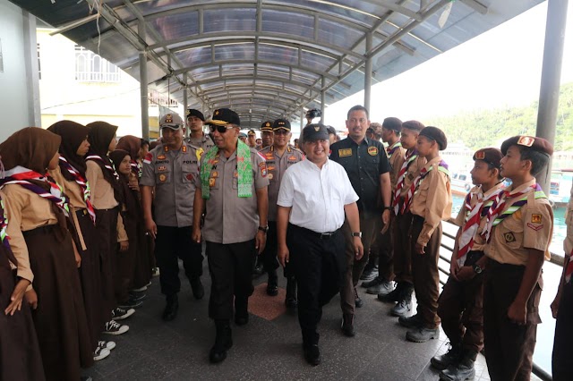 Kunker ke Anambas, Wakapolda Kepri Minta Pulau tidak Berpenghuni Diawasi