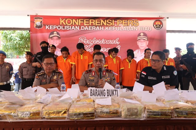 Wakapolda Kepri Laporkan Hasil Operasi Antik Seligi 2019