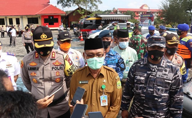 Polres Lingga, Instansi Terkait dan Ormas Gelar Apel Kesiapsiagaan Hadapi Bencana