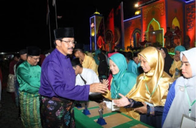 Gubernur Kepri Nurdin Basirun Tutup Seleksi STQ di Lingga, Ini Pesannya