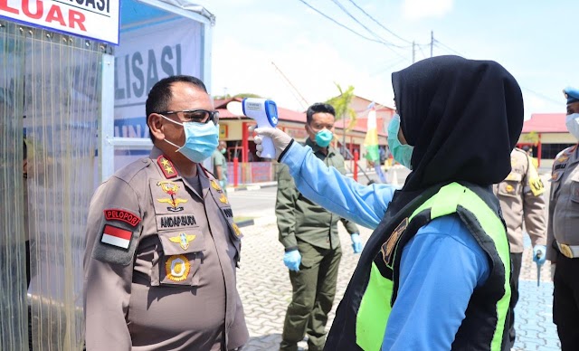 Percepat Penanganan Wabah Covid-19, Kapolda Kepri Kunker ke Karimun