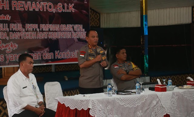 Kapolda Kepri Bertukar Informasi ke Natuna