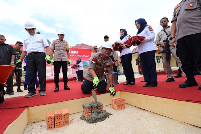 Kapolda Kepri Resmikan Rusun di Lingga