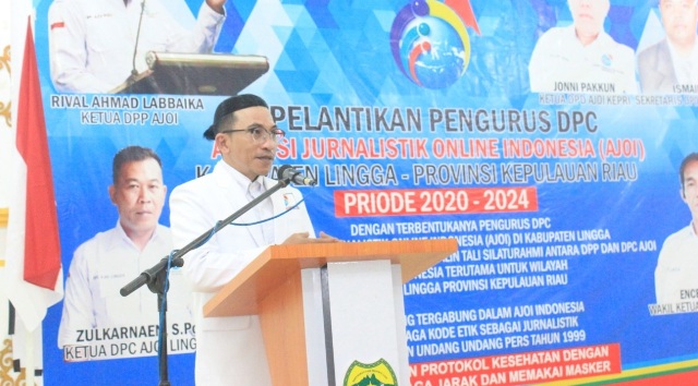 Ketum AJOI Lantik Pengurus DPC Lingga, Zulkarnaen: Tidak Ada Hubungannya dengan Politik